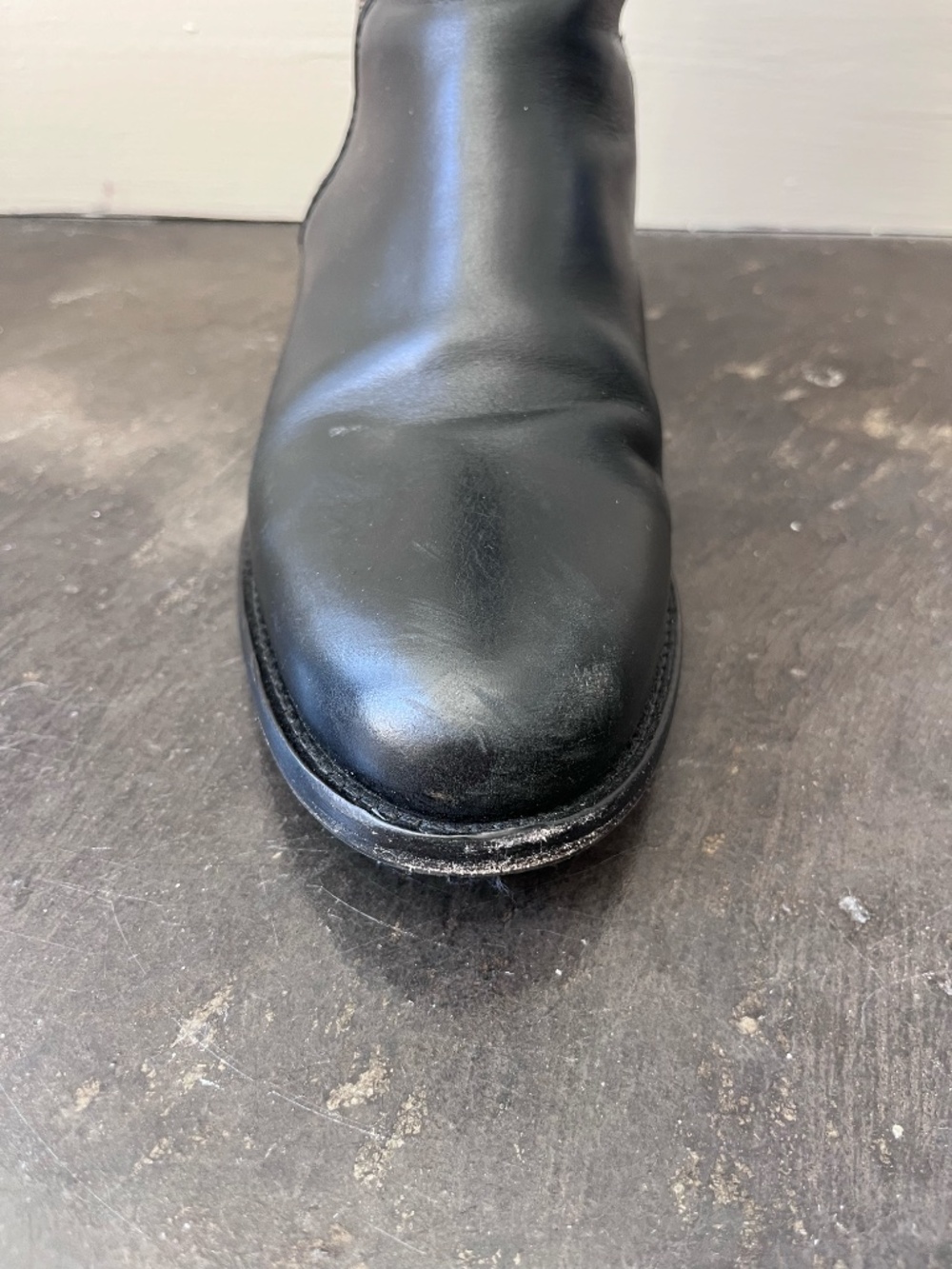 Fairfax & Favor Black Leather Knee-high boots  like new 38 / 7.5 - Picture 5 of 9